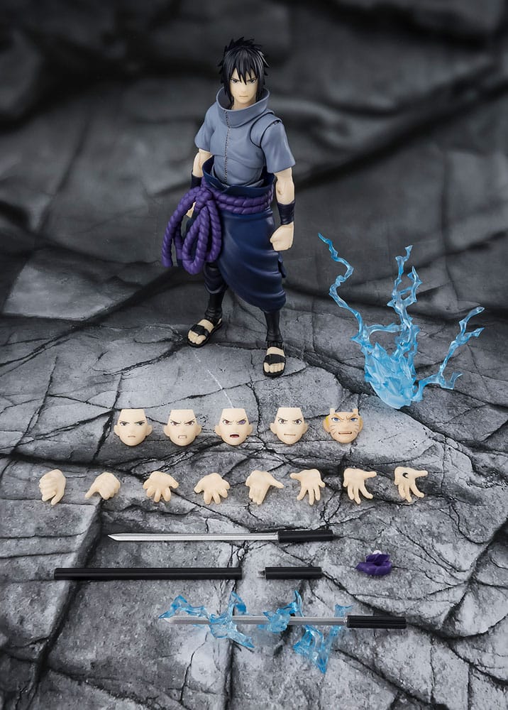 Naruto S.H.Figuarts Actionfigur Sasuke Uchiha Solitary Shinobi 15 cm - Preorder - ETA: 26.08.2026