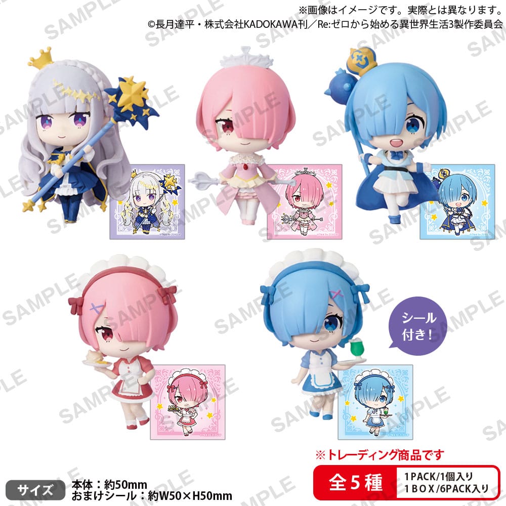 Re:Zero Starting Life in Another World PVC Figuren Rich Birthday Life 2025 Box Ver. 5 cm Sortiment (6) - Versand: 7 Tage nach Bestellung
