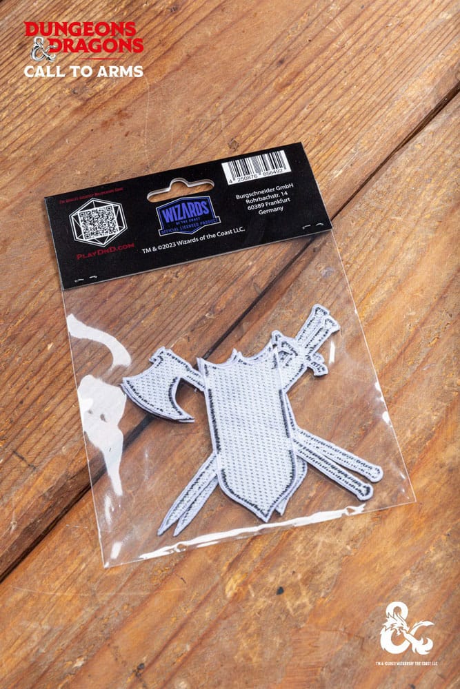 Dungeons & Dragons Patch-Set Fighter - Versand: 5-7 Tage nach Bestellung