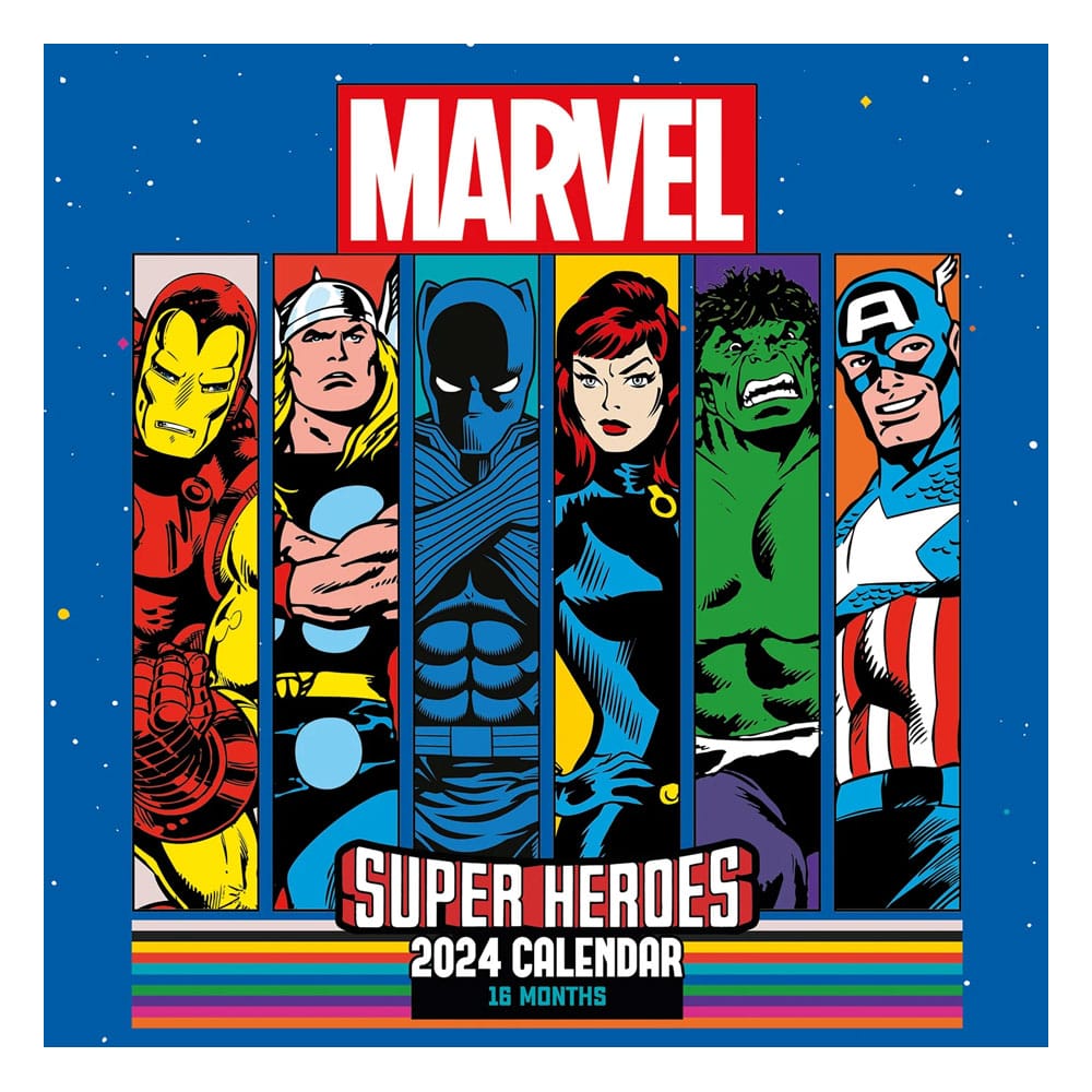 Marvel Kalender 2024 Super Heroes - Versand: 5-7 Tage nach Bestellung