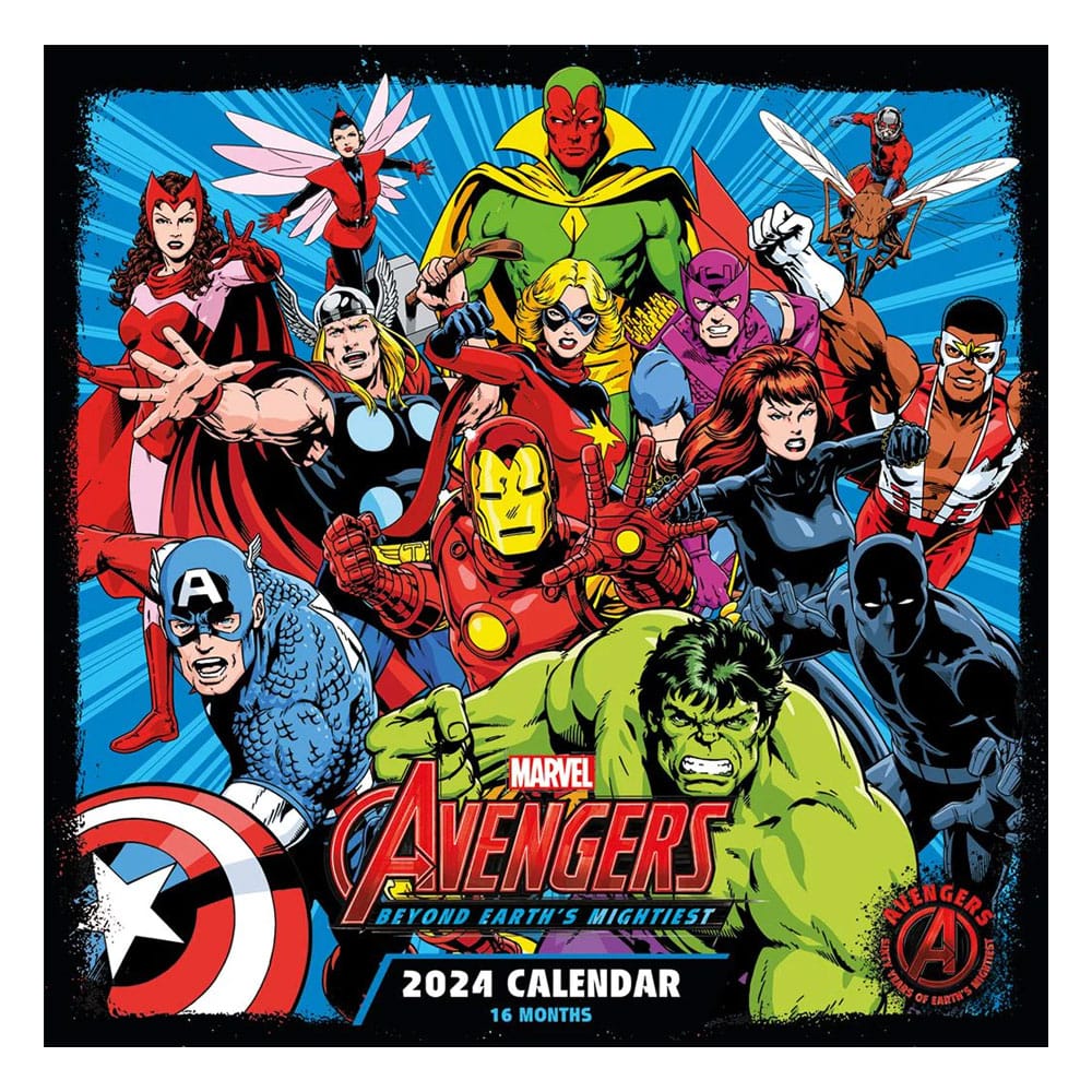 Marvel Kalender 2024 Avengers - Versand: 5-7 Tage nach Bestellung