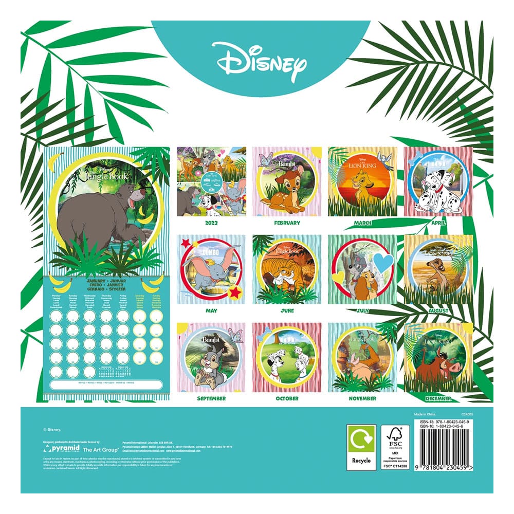 Disney Kalender 2024 Disney Classics - Versand: 5-7 Tage nach Bestellung