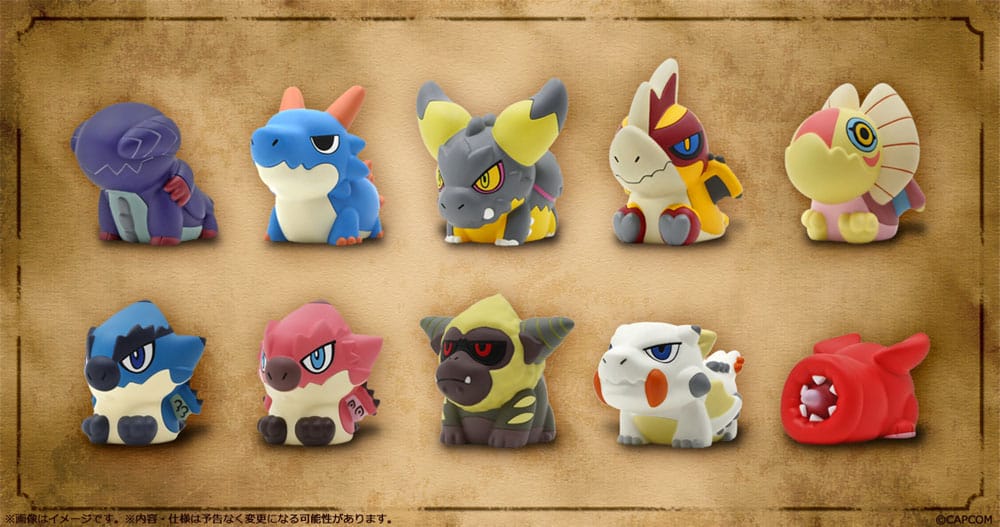 Monster Hunter Figure Builder Sammelfiguren 3 - 5 cm Finger Puppet Monster Hunter Vol. 2 (10) - Preorder - ETA: 25.05.2026