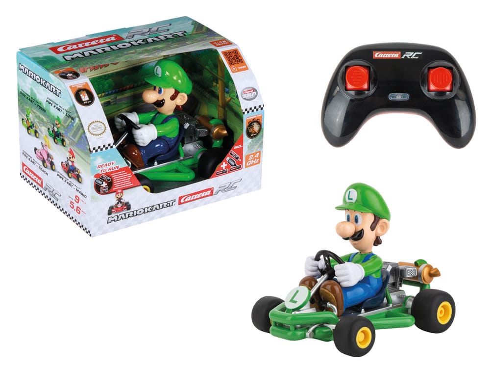 Super Mario Kart RC Ferngesteuertes Auto 1/18 2,4GHz Pipe Kart Luigi - Versand: 5-7 Tage nach Bestellung