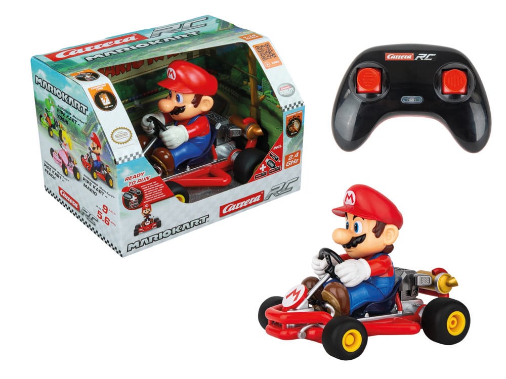 Super Mario Kart RC Ferngesteuertes Auto 1/18 2,4GHz Pipe Kart Mario - Preorder - ETA: 01.11.2025