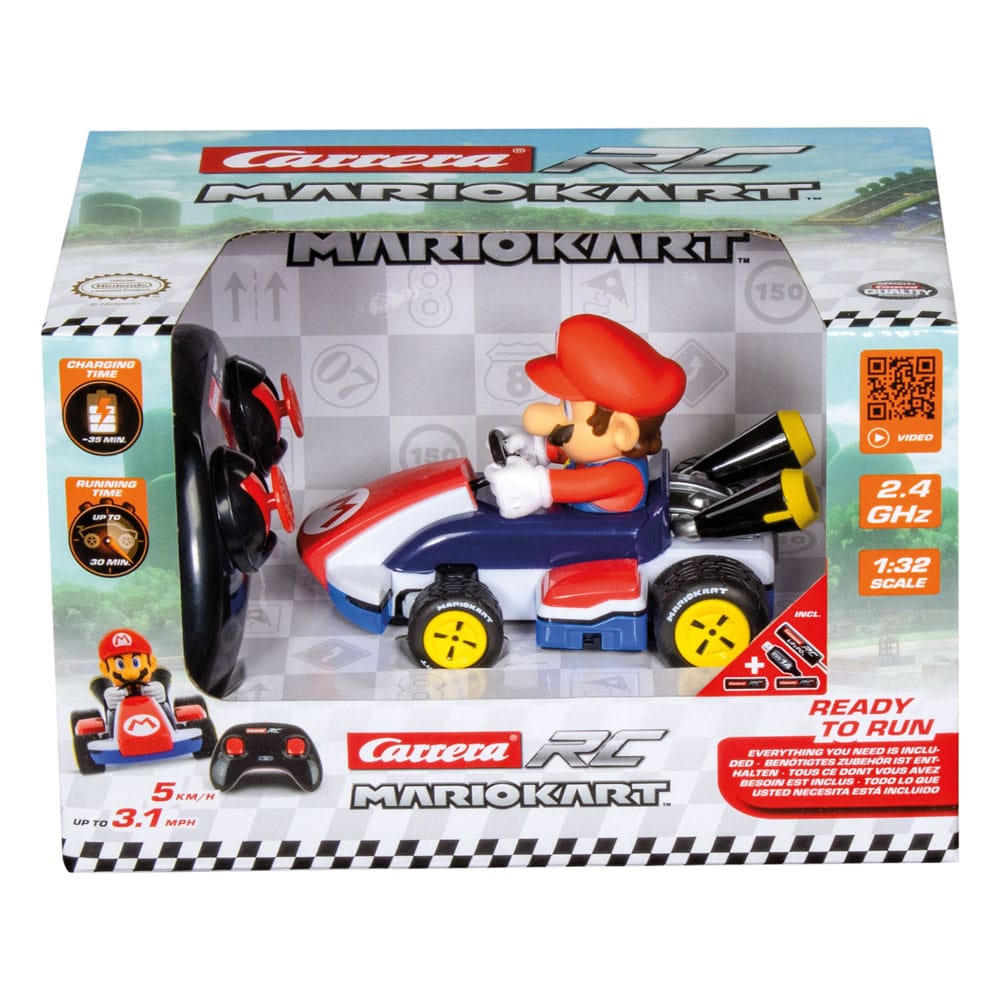 Super Mario Kart RC Ferngesteuertes Race Kart 1/32 2,4GHz Mario - Preorder - ETA: 09.12.2025
