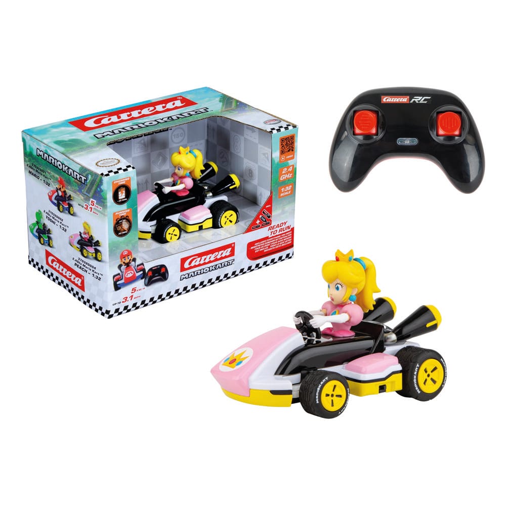 Super Mario Kart RC Ferngesteuertes Race Kart 1/32 2,4GHz Peach - Versand: 5-7 Tage nach Bestellung