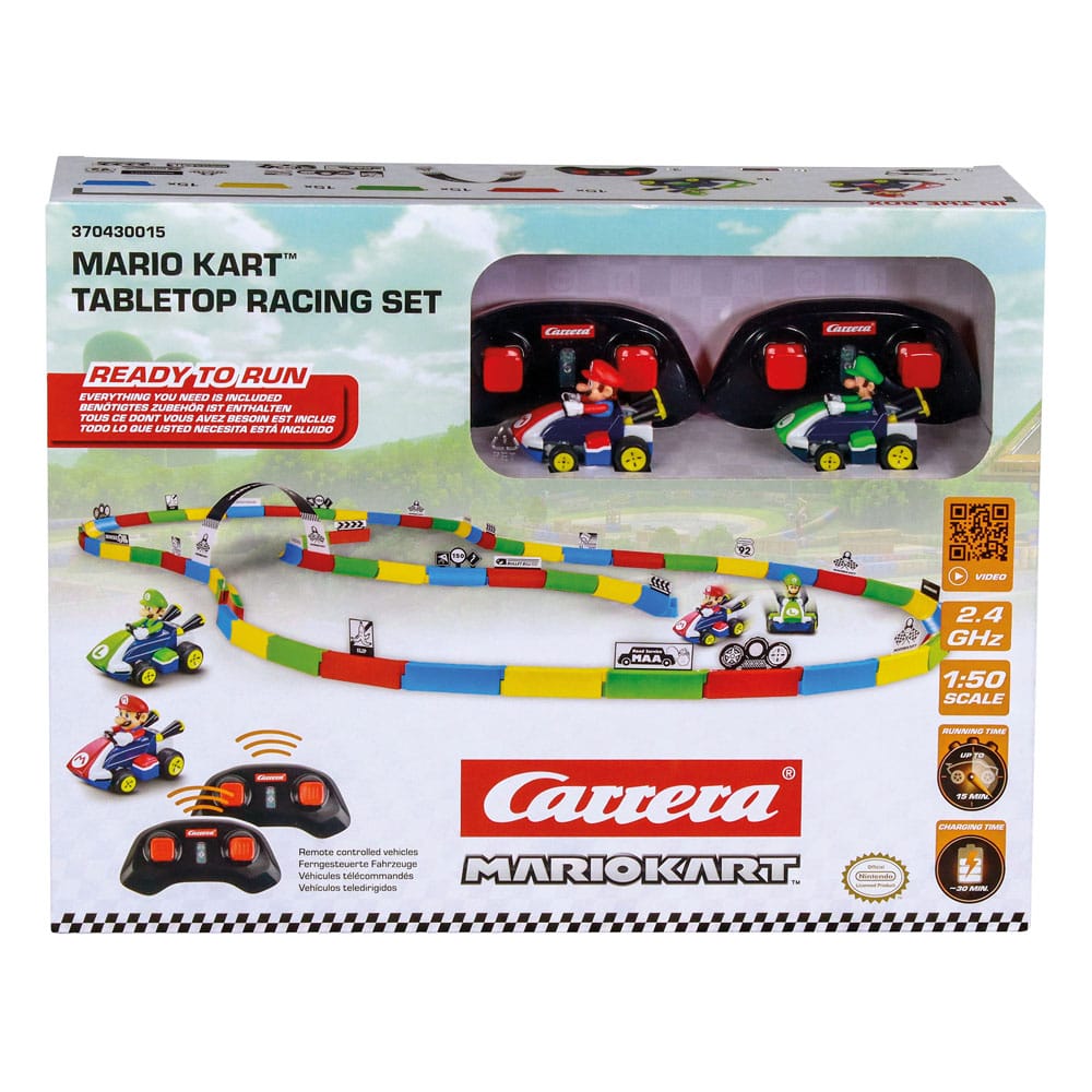 Super Mario Kart RC Ferngesteuertes Auto 1/43 2,4GHz Tabletop Racing Set Mario - Versand: 5-7 Tage nach Bestellung