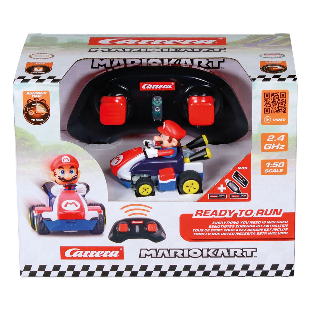 Super Mario Kart RC Ferngesteuertes Auto 1/50 2,4GHz Mini Mario - Versand: 5-7 Tage nach Bestellung