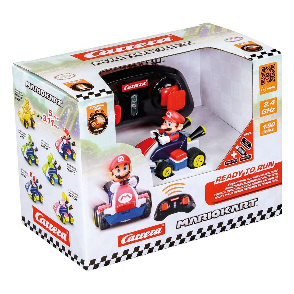 Super Mario Kart RC Ferngesteuertes Auto 1/50 2,4GHz Mini Mario - Versand: 5-7 Tage nach Bestellung