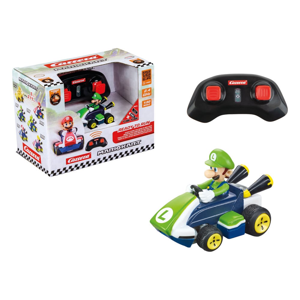 Super Mario Kart RC Ferngesteuertes Auto 1/50 2,4GHz Mini Luigi - Versand: 5-7 Tage nach Bestellung