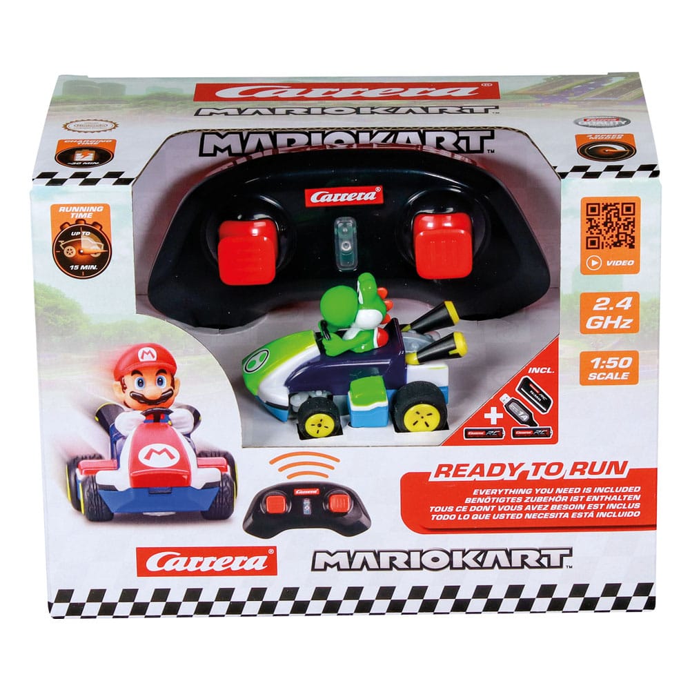 Super Mario Kart RC Ferngesteuertes Auto 1/50 2,4GHz Mini Yoshi - Versand: 5-7 Tage nach Bestellung