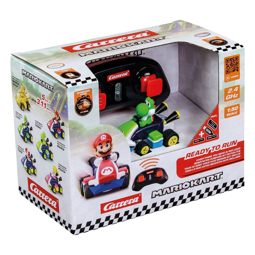 Super Mario Kart RC Ferngesteuertes Auto 1/50 2,4GHz Mini Yoshi - Versand: 5-7 Tage nach Bestellung