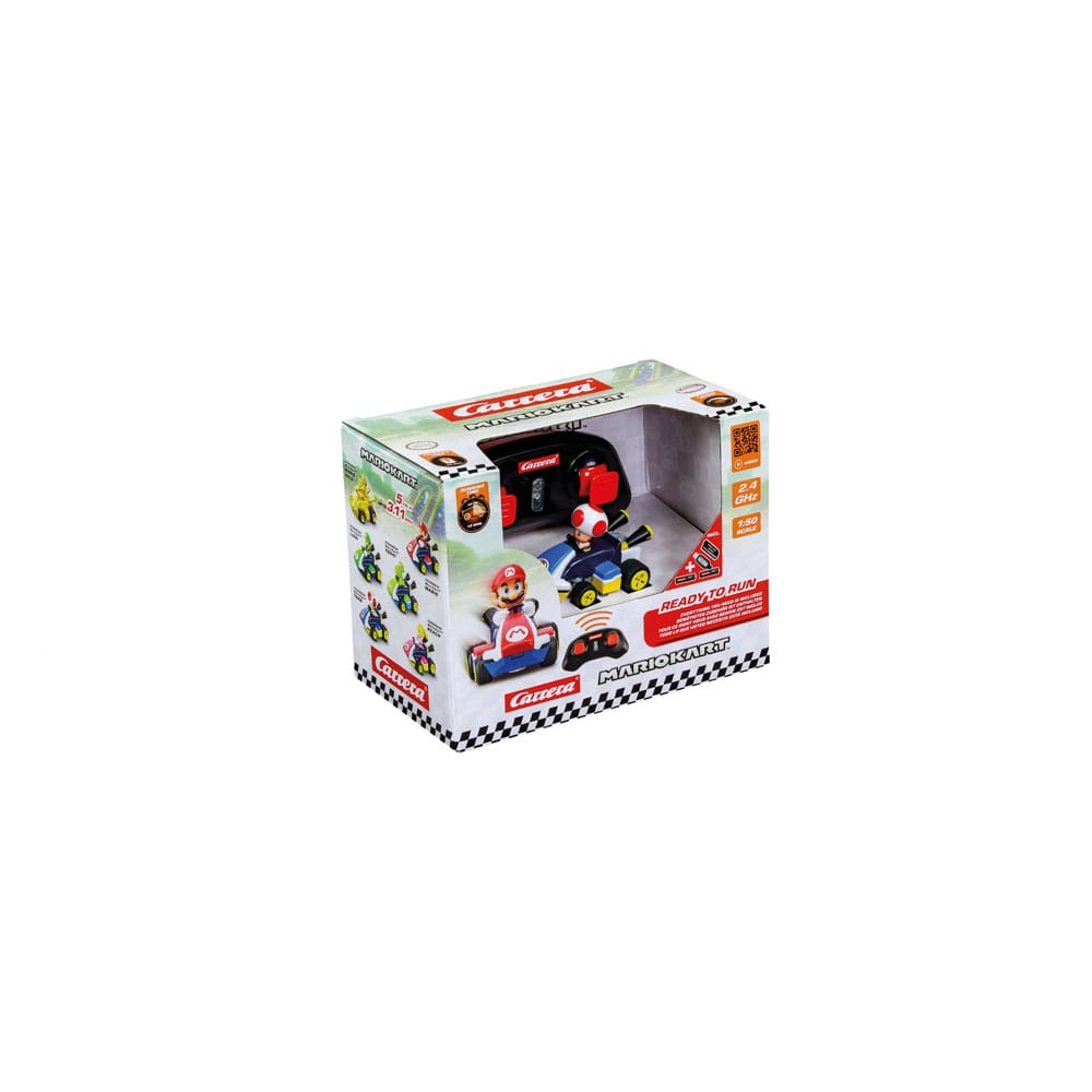 Super Mario Kart RC Ferngesteuertes Auto 1/50 2,4GHz Mini Toad - Versand: 5-7 Tage nach Bestellung