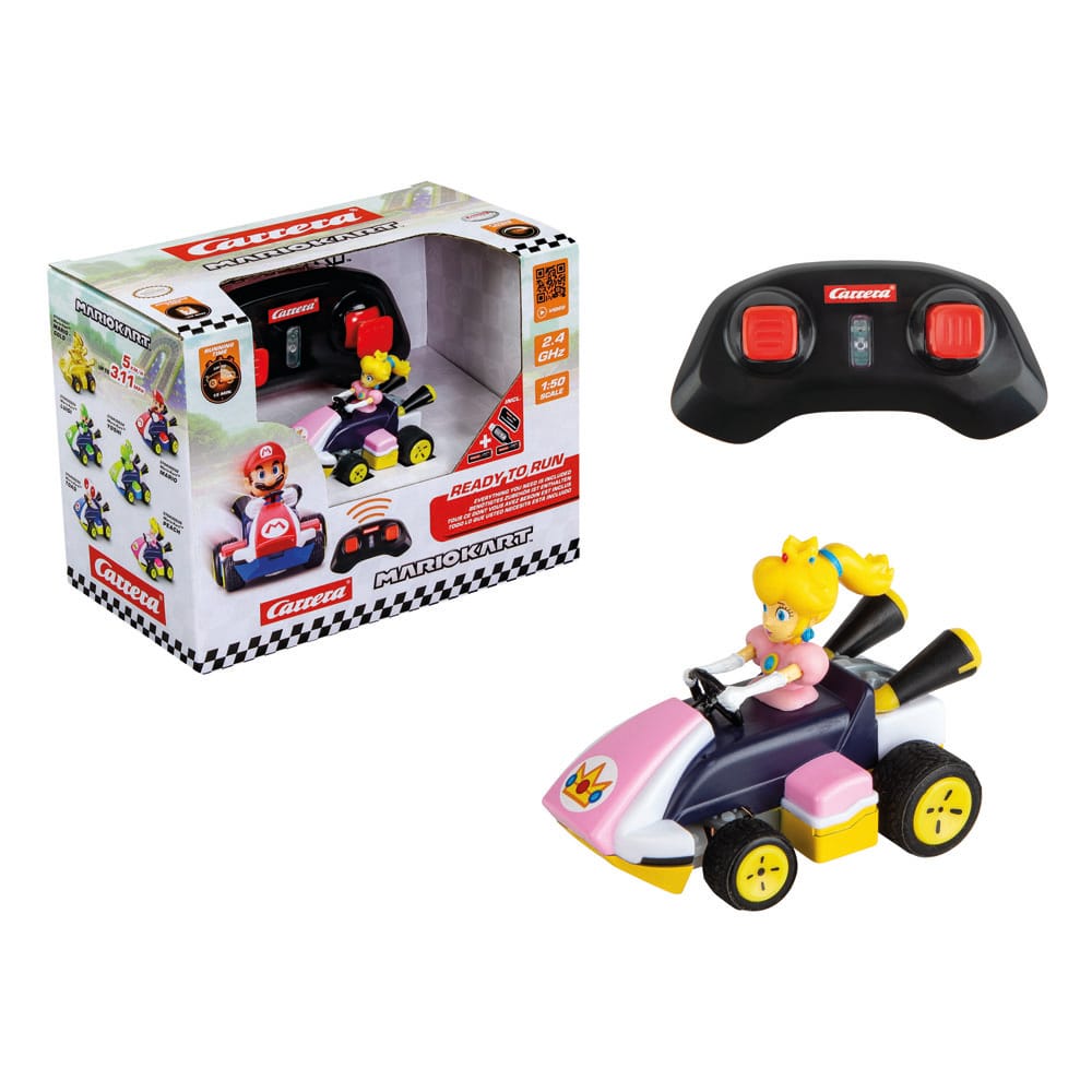 Super Mario Kart RC Ferngesteuertes Auto 1/50 2,4GHz Mini Peach - Preorder - ETA: 01.11.2025