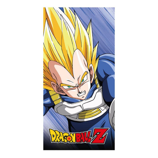 Dragon Ball Z Handtuch Super Saiyajin Vegeta 70 x 140 cm - Versand: 5-7 Tage nach Bestellung