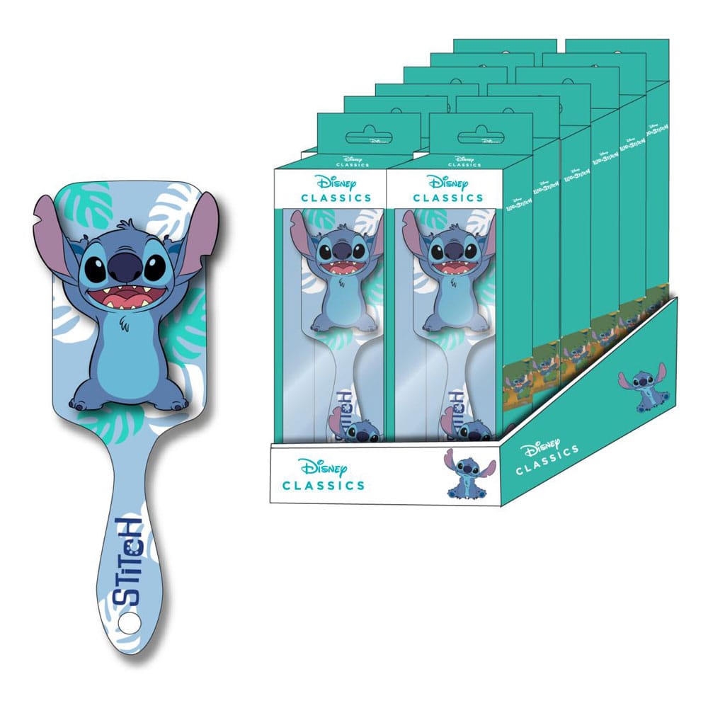 Lilo & Stitch Haarbürste Stitch Happy - Versand: 5-7 Tage nach Bestellung