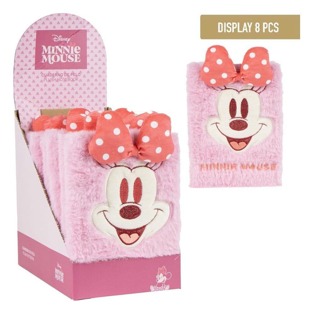 Disney Plüsch-Notizbuch Minnie Mouse Display (8) - Versand: 7 Tage nach Bestellung