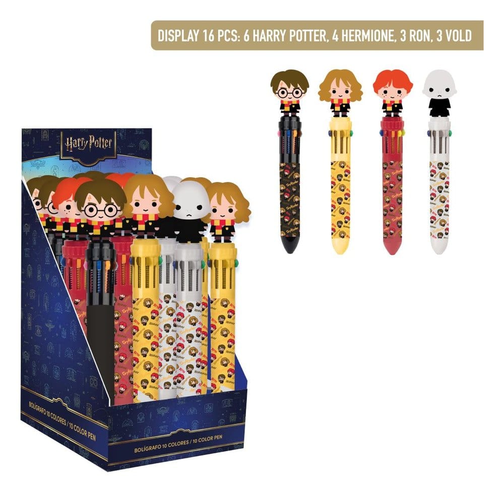Harry Potter Zehnfarbkugelschreiber Display (16) - Preorder - ETA: 25.09.2026