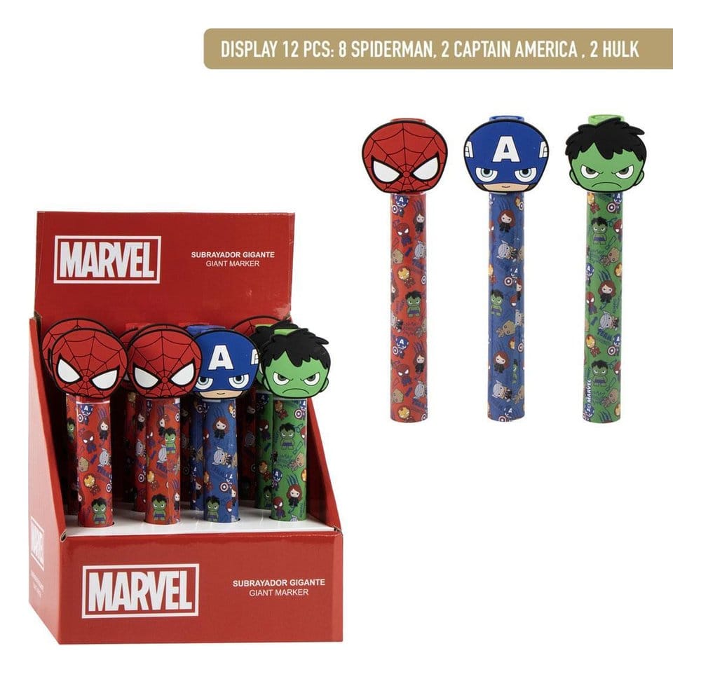 Marvel Textmarker Grande Display (12) - Preorder - ETA: 25.09.2026