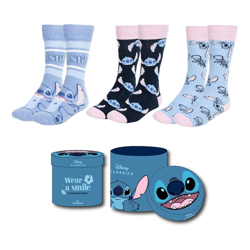 Lilo & Stitch Socken 3er-Pack 36-43 - Preorder - ETA: 25.08.2026
