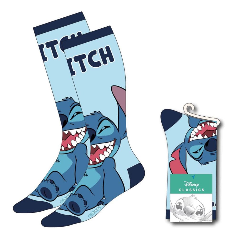 Lilo & Stitch Socken Stitch Sitting 36-43 - Versand: 7 Tage nach Bestellung