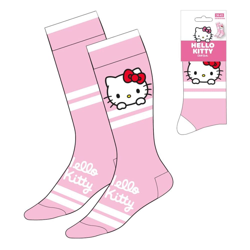 Sanrio Socken Hello Kitty Stripes 36-43 - Versand: 7 Tage nach Bestellung