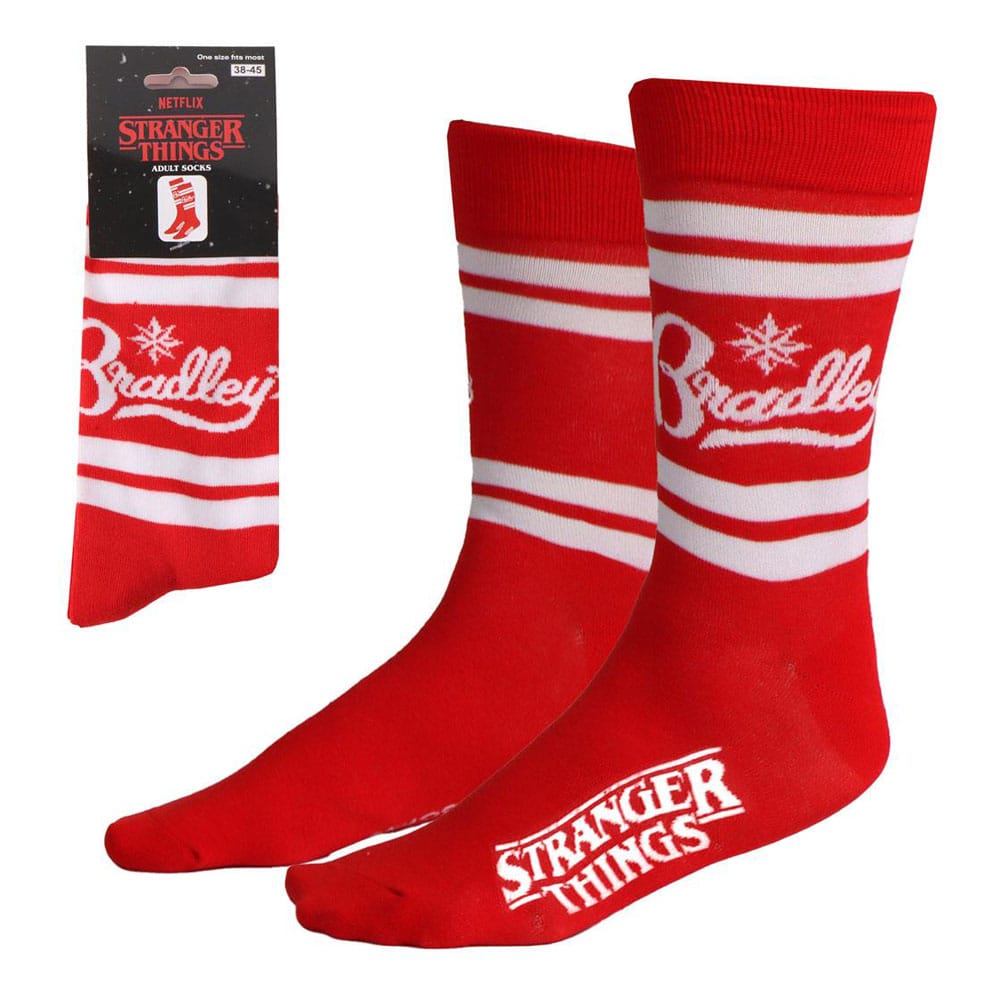 Stranger Things Socken Bradley´s Big Buy Red 38-45  - Preorder - ETA: 08.11.2025