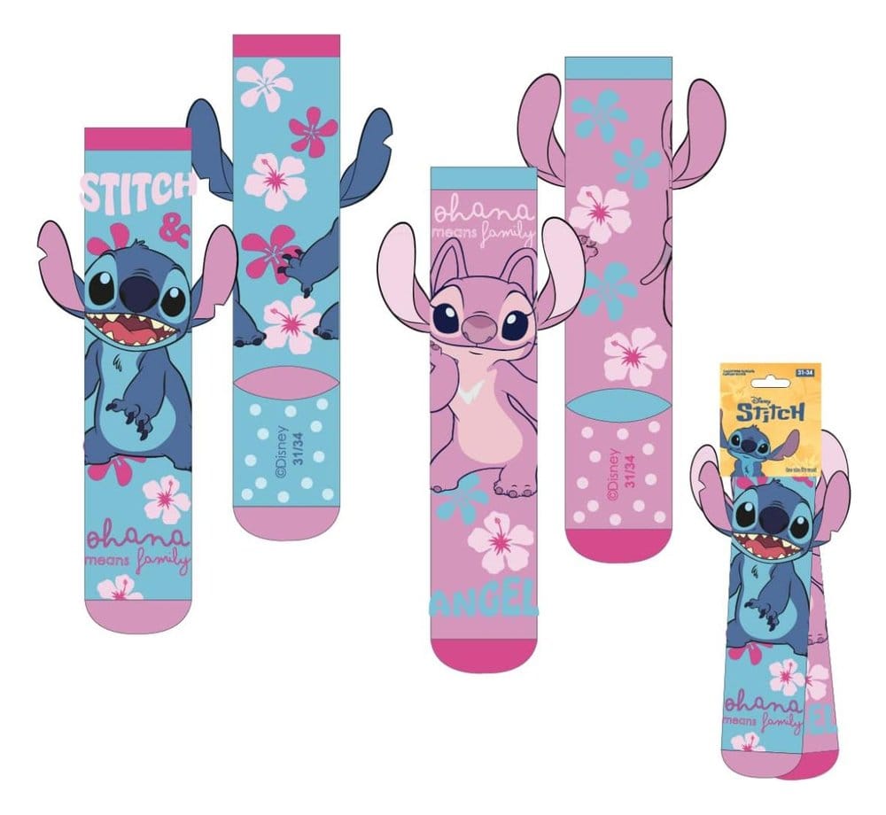 Lilo & Stitch Socken mit Applikationen Stitch 27-34 - Preorder - ETA: 13.09.2026
