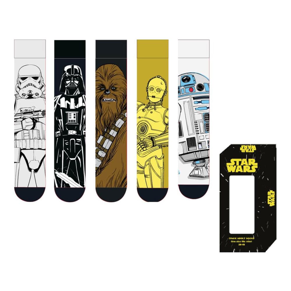Star Wars Socken 5er-Pack 38-45 - Preorder - ETA: 08.02.2026