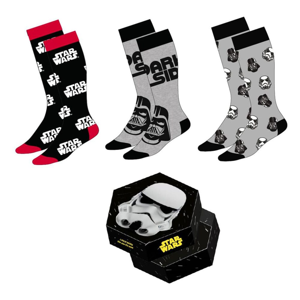 Star Wars Socken 3er-Pack Stormtrooper 38-45 - Preorder - ETA: 12.12.2025