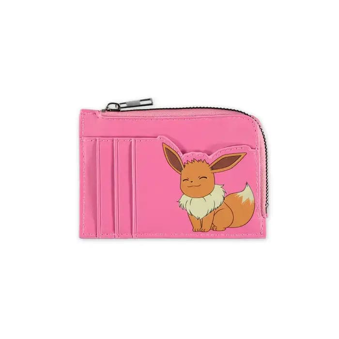 Pokémon Geldbörse für Karten Evoli Pink - Versand: 5-7 Tage nach Bestellung