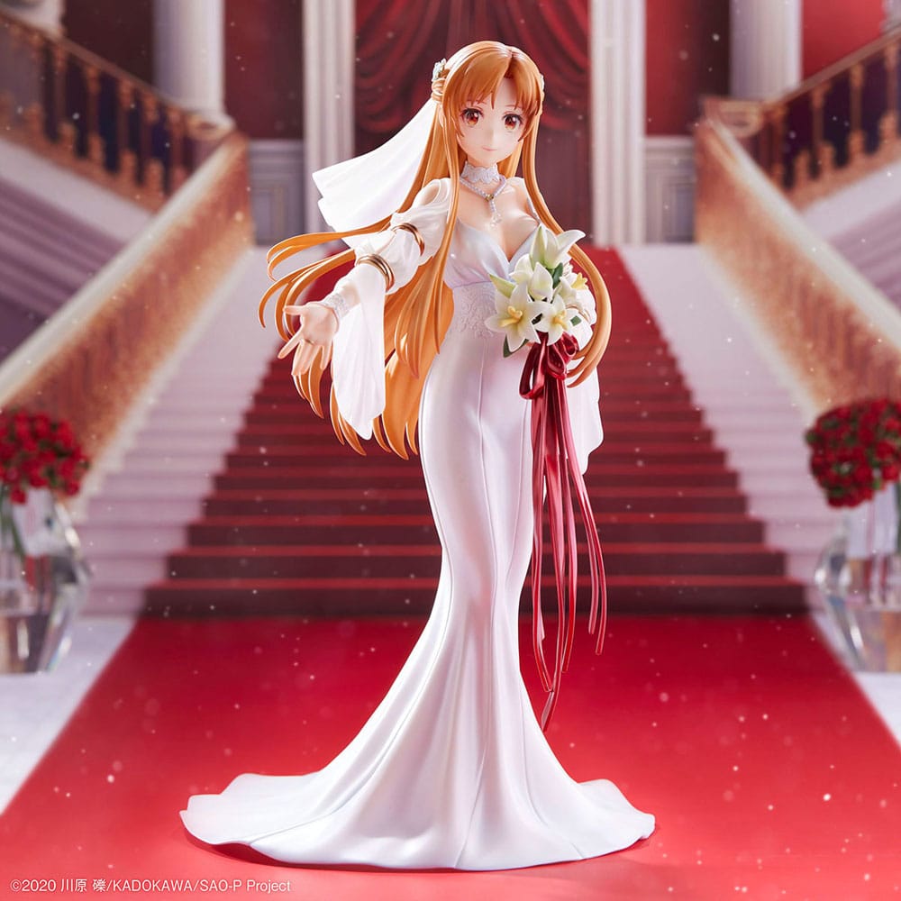 Sword Art Online PVC Statue 1/7 Asuna Wedding Ver. 25 cm - Versand: 5-7 Tage nach Bestellung