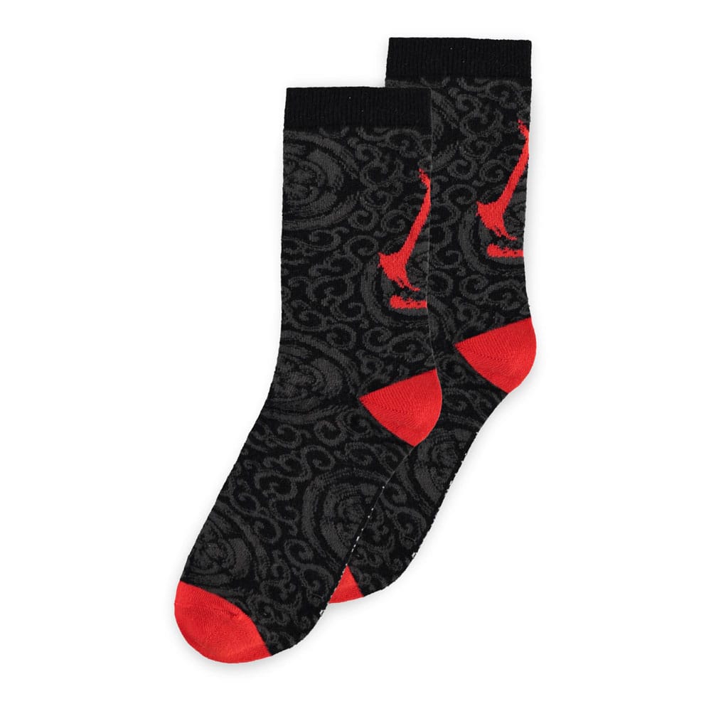 Assassin´s Creed Shadows Socken 3er-Pack Crew 35-38 - Versand: 5-7 Tage nach Bestellung