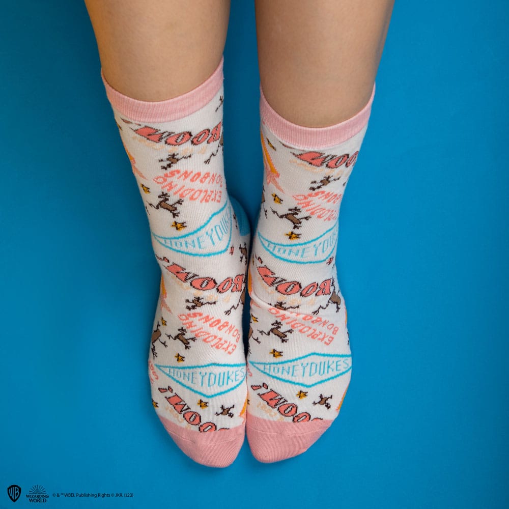 Harry Potter Socken 3er-Pack Honey Dukes - Versand: 5-7 Tage nach Bestellung
