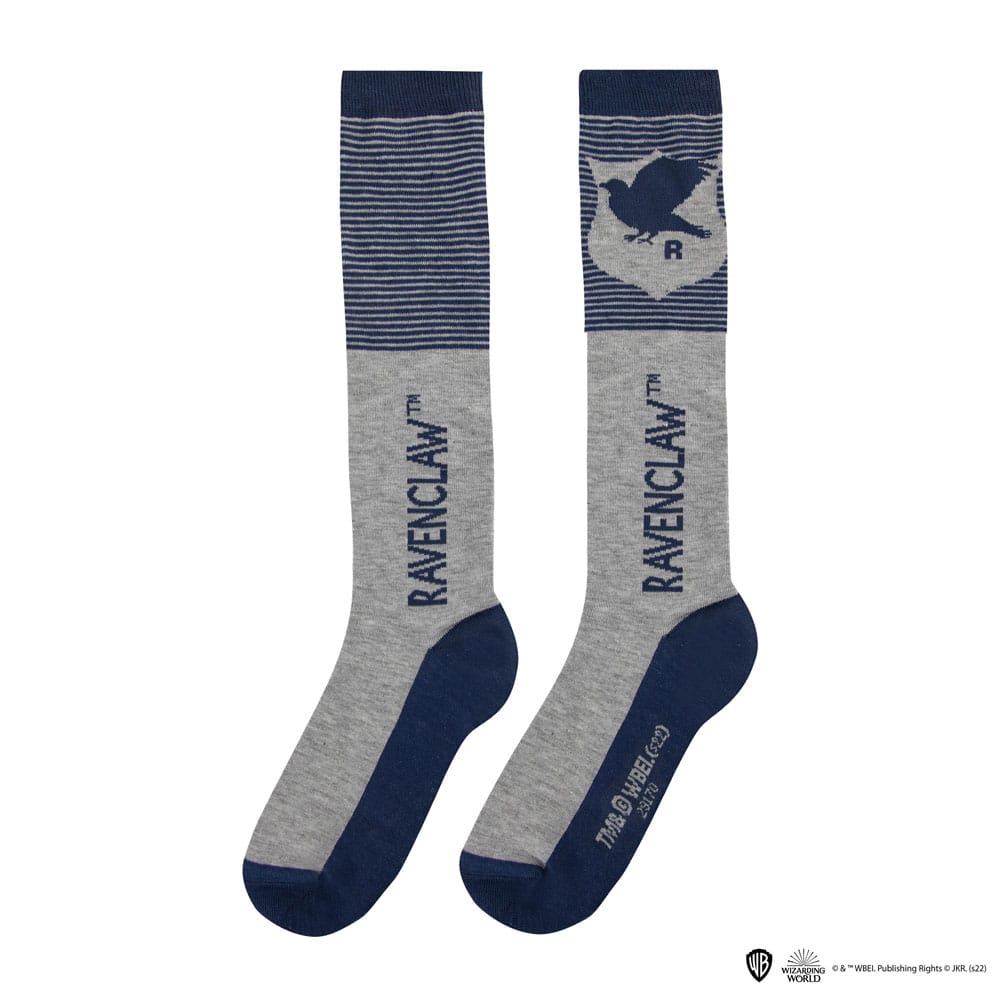 Harry Potter Kniestrümpfe 3er-Pack Ravenclaw - Versand: 5-7 Tage nach Bestellung