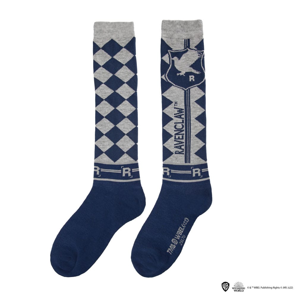 Harry Potter Kniestrümpfe 3er-Pack Ravenclaw - Versand: 5-7 Tage nach Bestellung