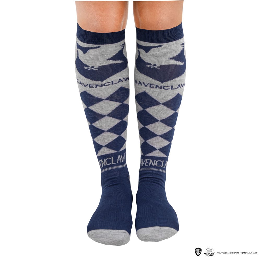 Harry Potter Kniestrümpfe 3er-Pack Ravenclaw - Versand: 5-7 Tage nach Bestellung