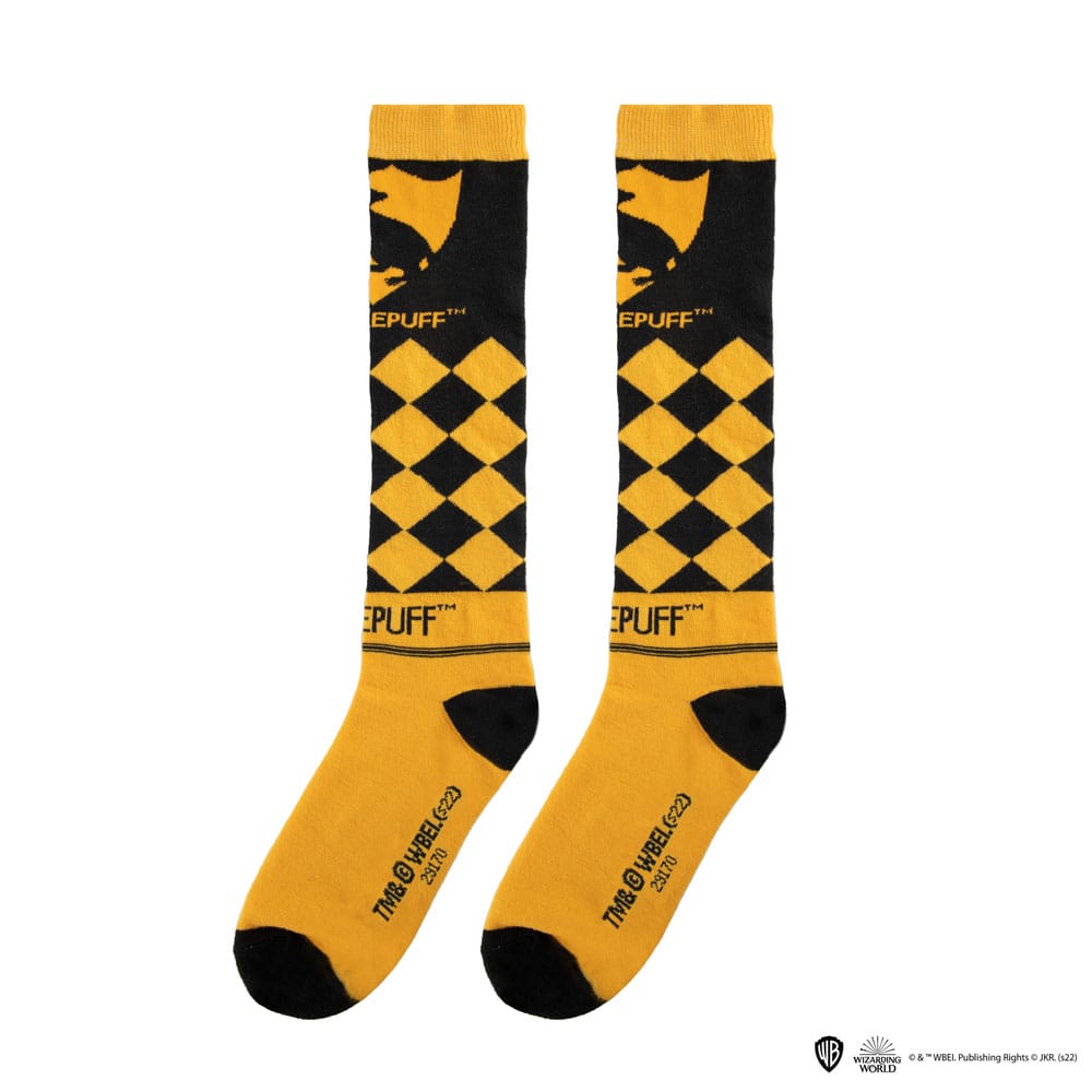 Harry Potter Kniestrümpfe 3er-Pack Hufflepuff - Versand: 5-7 Tage nach Bestellung