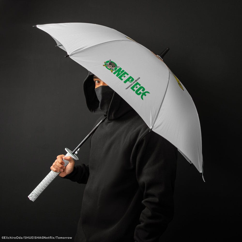 One Piece Regenschirm Zoro White Sword - Versand: 5-7 Tage nach Bestellung