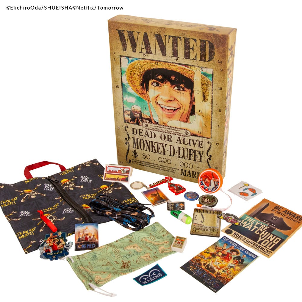 One Piece Adventskalender 2025 - Versand: 5-7 Tage nach Bestellung