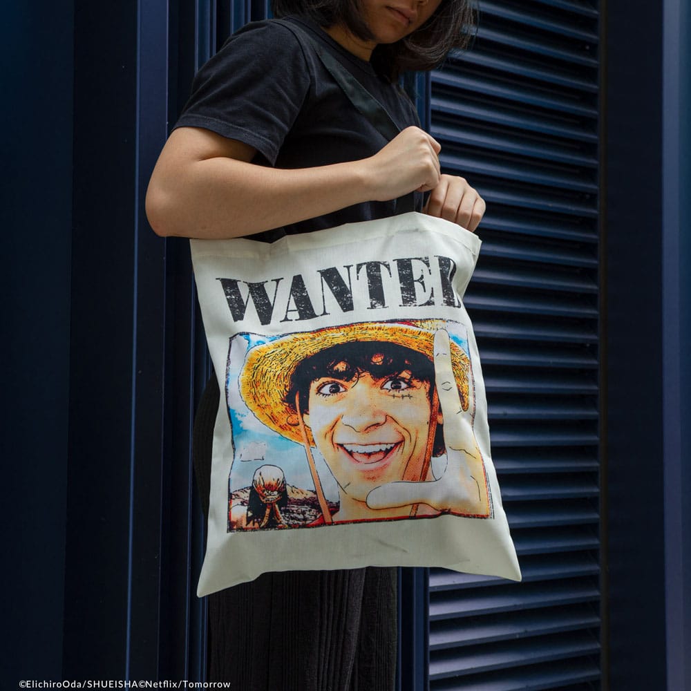 One Piece Tragetasche Wanted Luffy - Versand: 5-7 Tage nach Bestellung