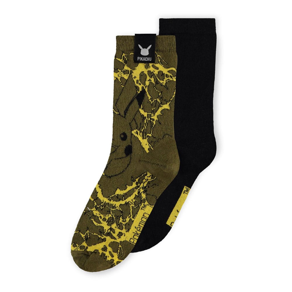 Pokemon Socken 2er-Pack Pikachu 43-46 - Versand: 5-7 Tage nach Bestellung