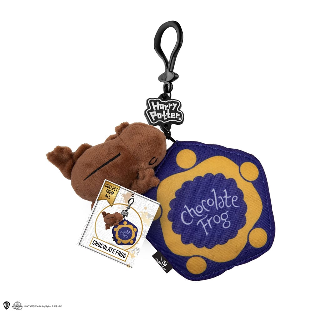 Harry Potter Plüsch-Schlüsselanhänger Chocolate Frog 8 cm - Preorder - ETA: 15.09.2025