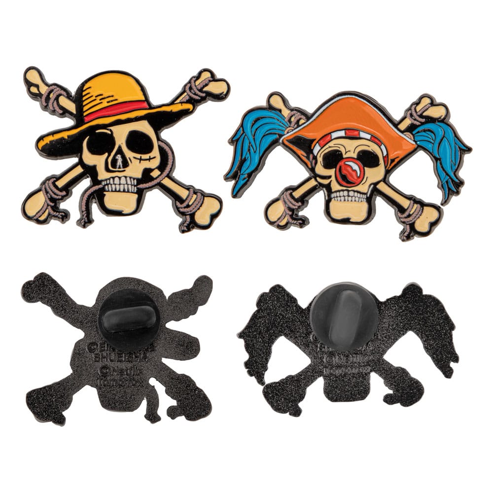 One Piece Ansteck-Pins 2er-Pack Luffy & Buggy - Preorder - ETA: 24.10.2025