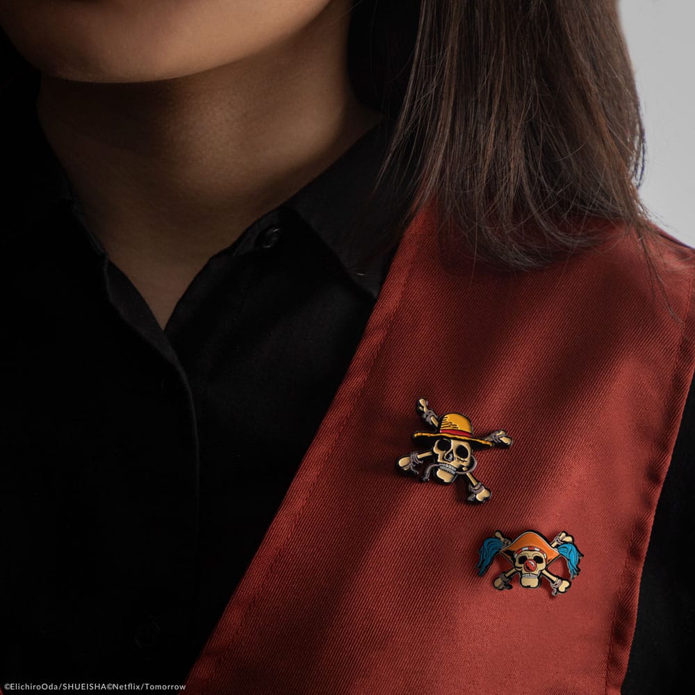 One Piece Ansteck-Pins 2er-Pack Luffy & Buggy - Preorder - ETA: 24.10.2025