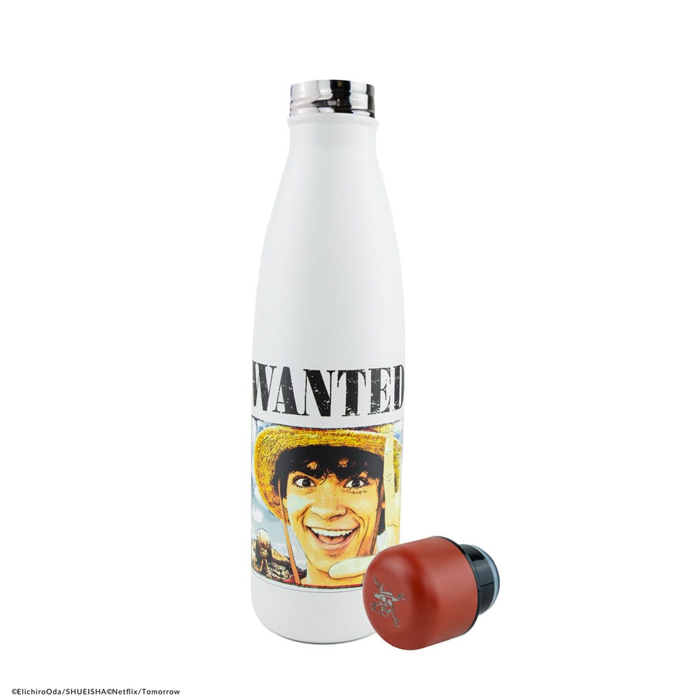 One Piece Thermosflasche Wanted Luffy - Versand: 5-7 Tage nach Bestellung