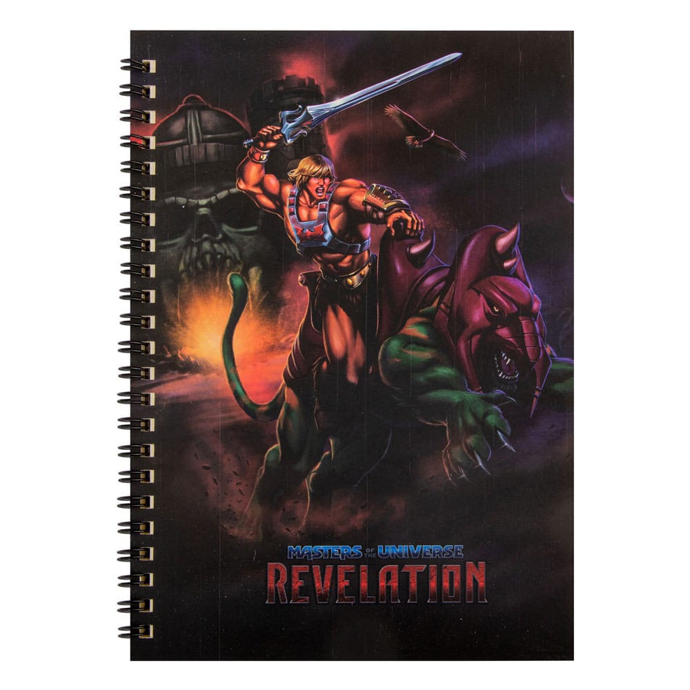 Masters of the Universe - Revelation: He-Man with Battle Cat Notebook - Versand: 5-7 Tage nach Bestellung