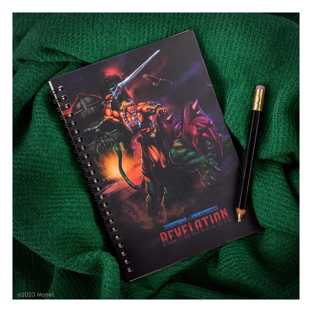 Masters of the Universe - Revelation: He-Man with Battle Cat Notebook - Versand: 5-7 Tage nach Bestellung