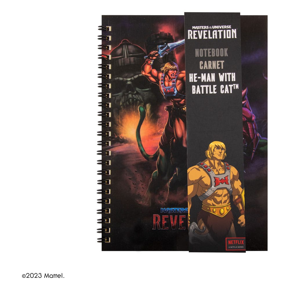 Masters of the Universe - Revelation: He-Man with Battle Cat Notebook - Versand: 5-7 Tage nach Bestellung